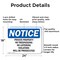 Signmission Private Property No Trespassing No Loitering OSHA Notice Sign, Aluminum, 24in W x 18in L, 2PK OS-2PACK-NS-A-1824-L-17847 - alternate 7